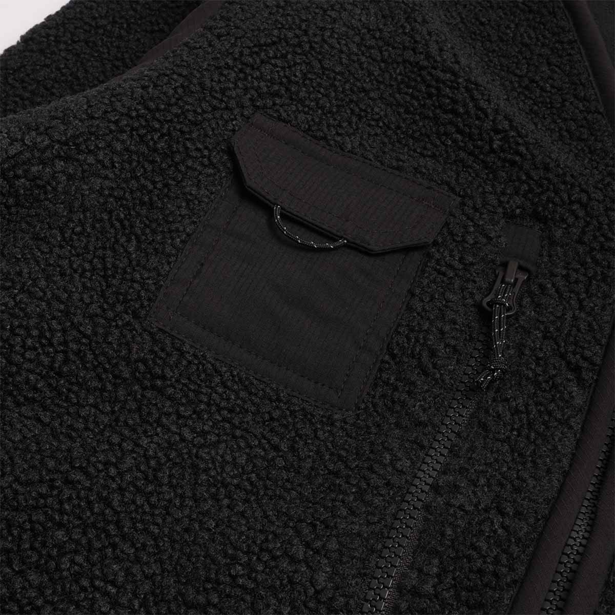 Columbia Granite Point Convertible Fleece Jacket, Black, Detail Shot 3