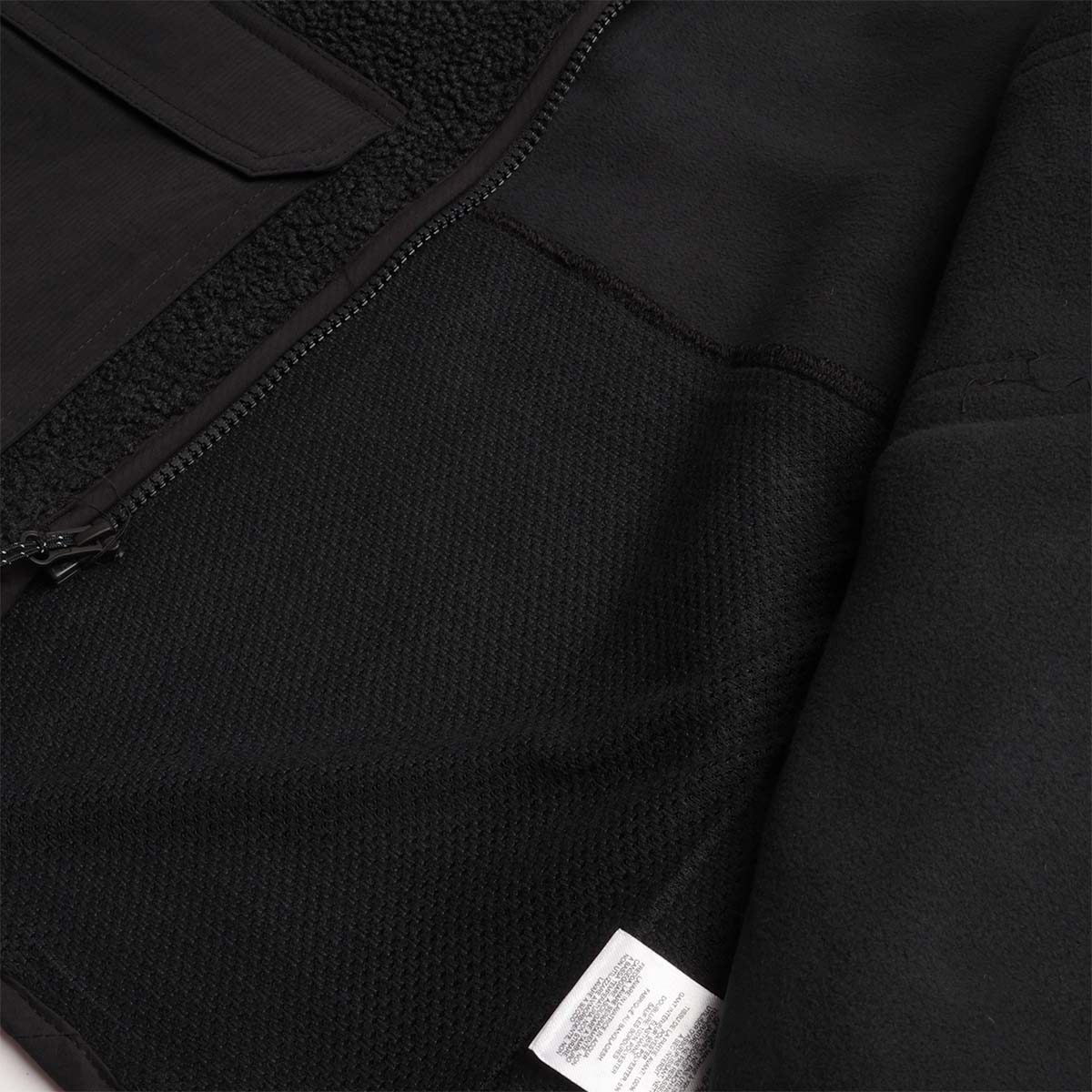 Columbia Granite Point Convertible Fleece Jacket, Black, Detail Shot 5