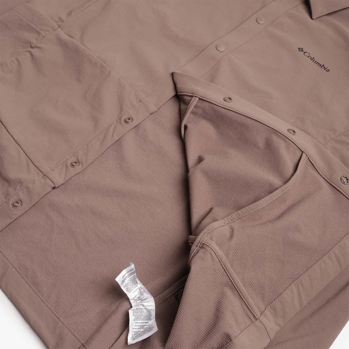 main Columbia Granite Point Scout Overshirt, Iron, Detail Shot 3