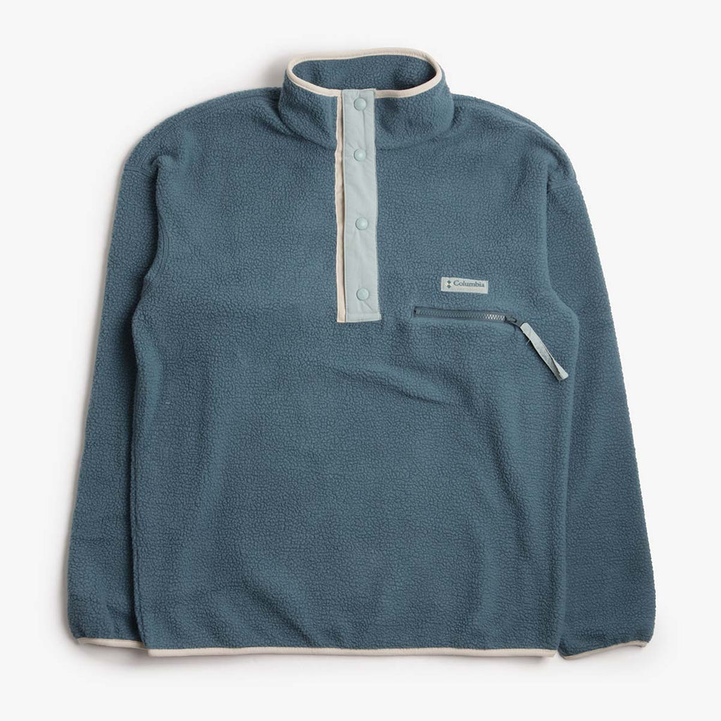 Columbia Helvetia II Half Snap Fleece, Everblue, Detail Shot 1