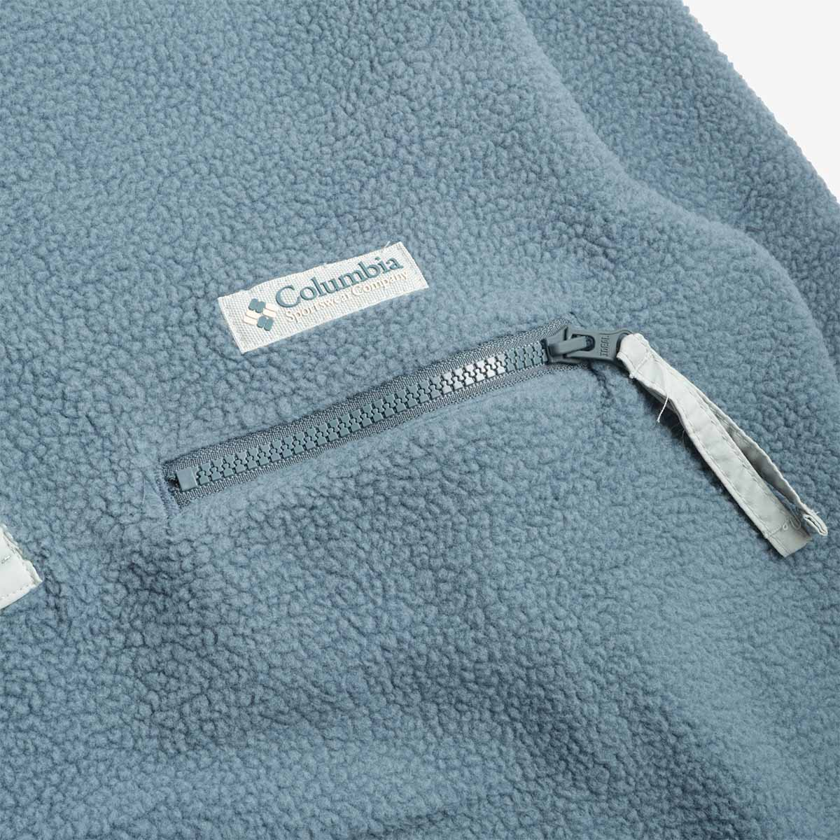 Columbia Helvetia II Half Snap Fleece, Everblue, Detail Shot 3