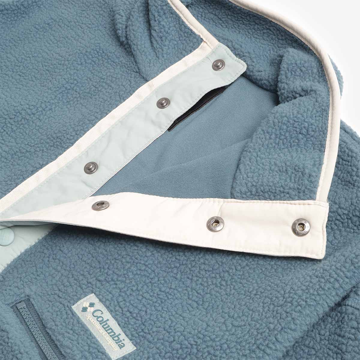 Columbia Helvetia II Half Snap Fleece, Everblue, Detail Shot 4