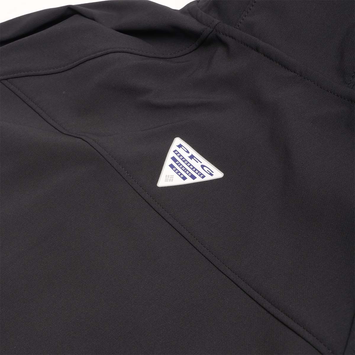 main Columbia PFG Hydroforce Hoodie, Black, Detail Shot 5