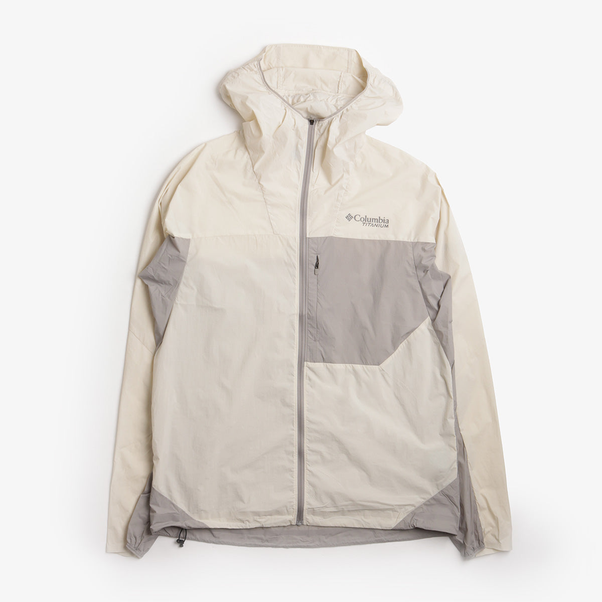 main Columbia Khyex Pro Wind Jacket, Dark Stone Ti Titanium, Detail Shot 1