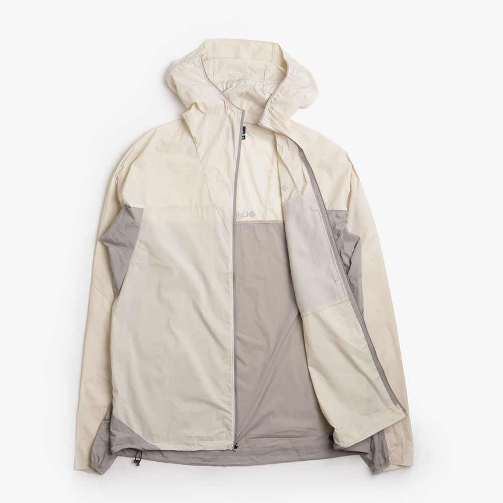 Columbia Khyex Pro Wind Jacket, Dark Stone Ti Titanium, Detail Shot 2