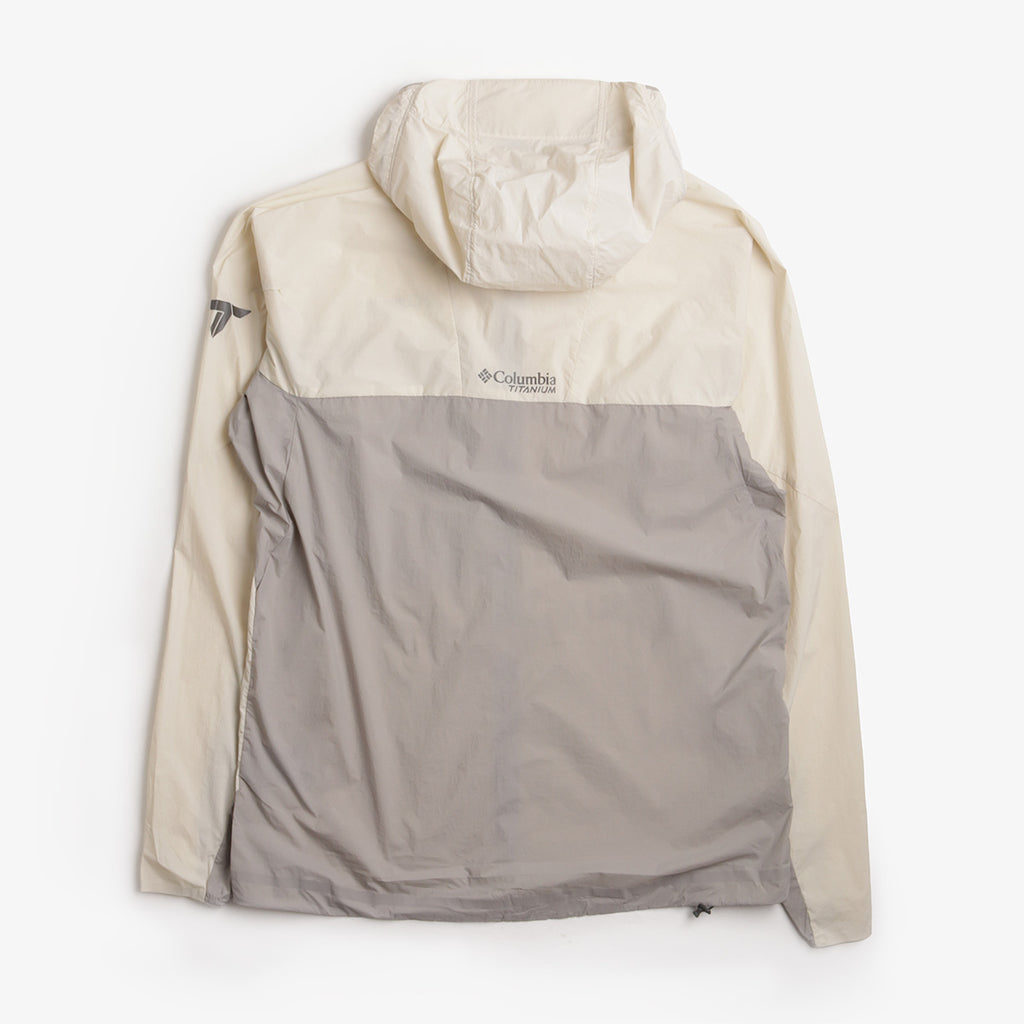 Columbia Khyex Pro Wind Jacket, Dark Stone Ti Titanium, Detail Shot 3