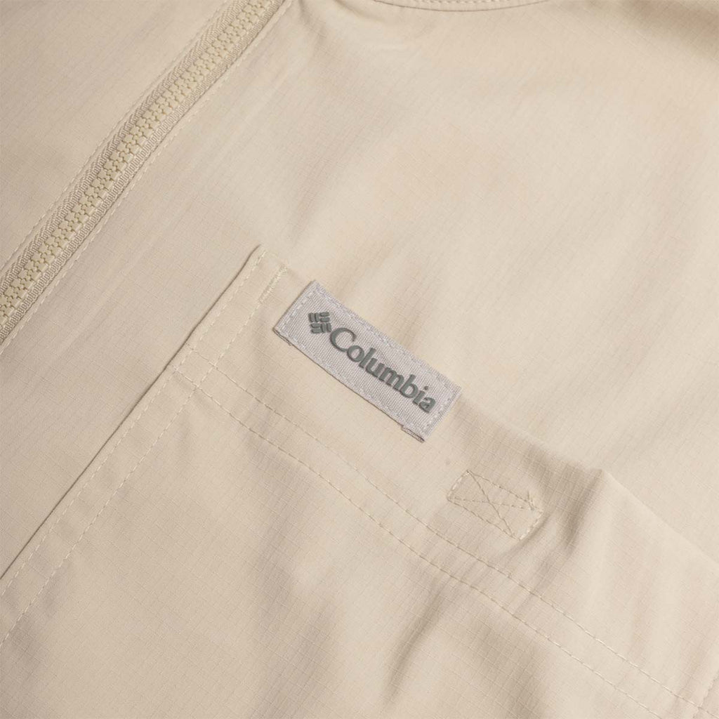 Columbia Landroamer Half Zip Overshirt, Ancient Fossil, Detail Shot 4