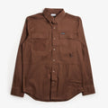 Columbia Landroamer Twill Long Sleeve Shirt, Tobacco, Detail Shot 1