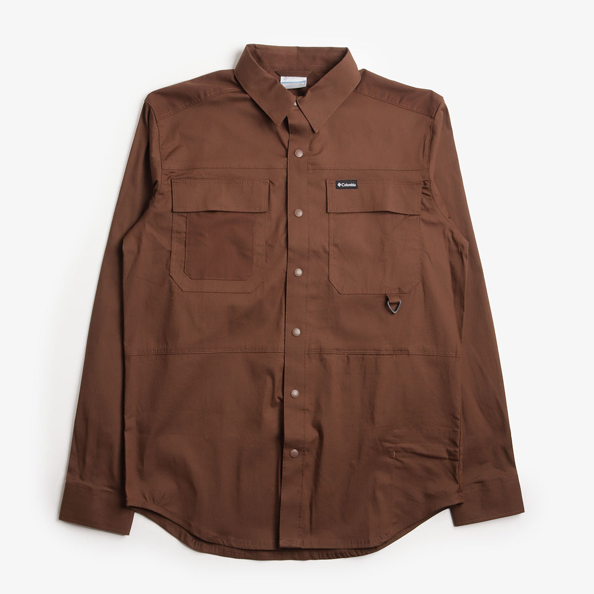 main Columbia Landroamer Twill Long Sleeve Shirt, Tobacco, Detail Shot 1