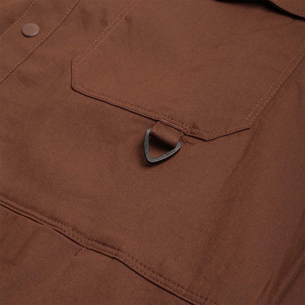 Columbia Landroamer Twill Long Sleeve Shirt, Tobacco, Detail Shot 3