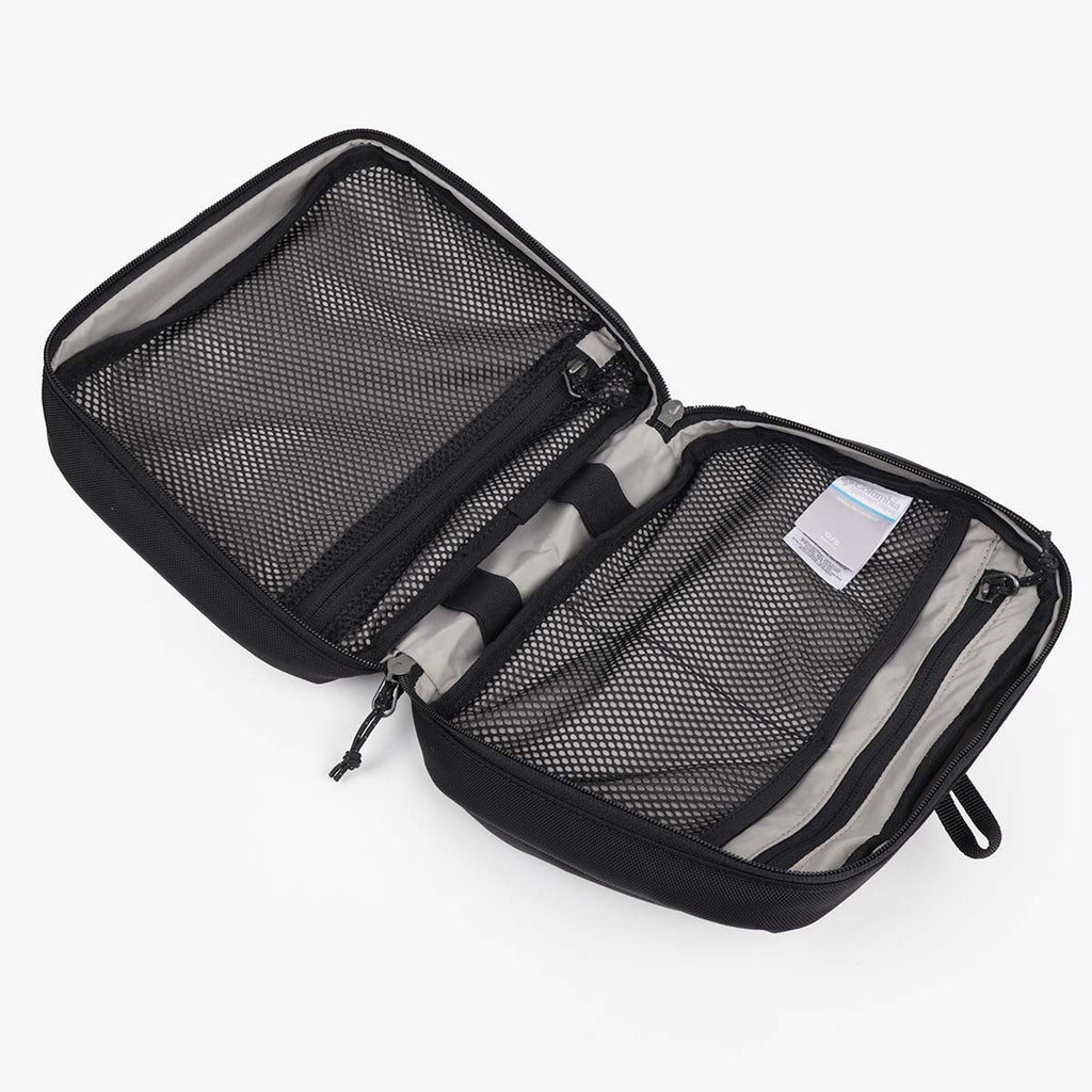 Columbia Landroamer Wash Bag, Flint Grey Black, Detail Shot 2