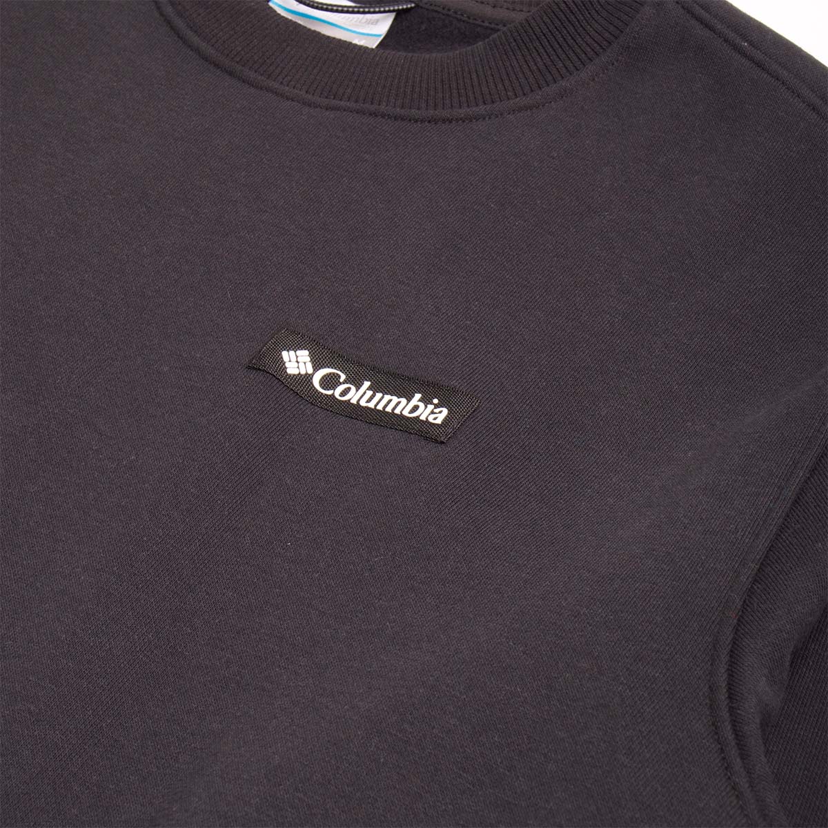 Columbia Meridian Creek Crew Sweatshirt, Black, Detail Shot 2