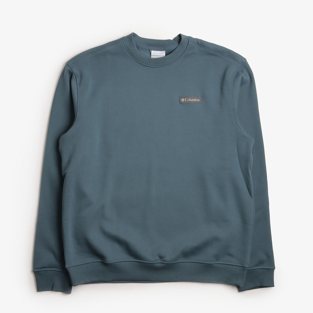 Columbia Meridian Creek Crew Sweatshirt, Everblue, Detail Shot 1