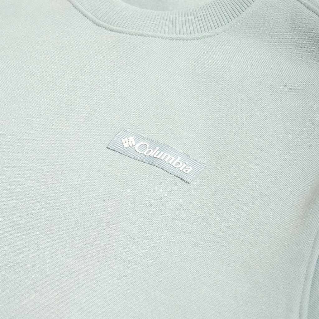 Columbia Meridian Creek Crew Sweatshirt, Crushed Blue, Detail Shot 2