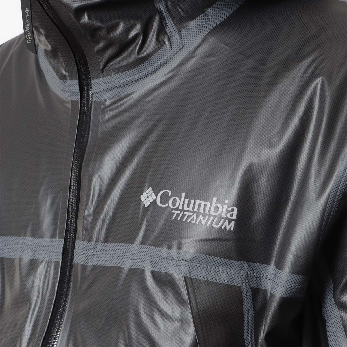 Columbia OutDry Extreme Wyldwood Shell Jacket, Black, Detail Shot 2