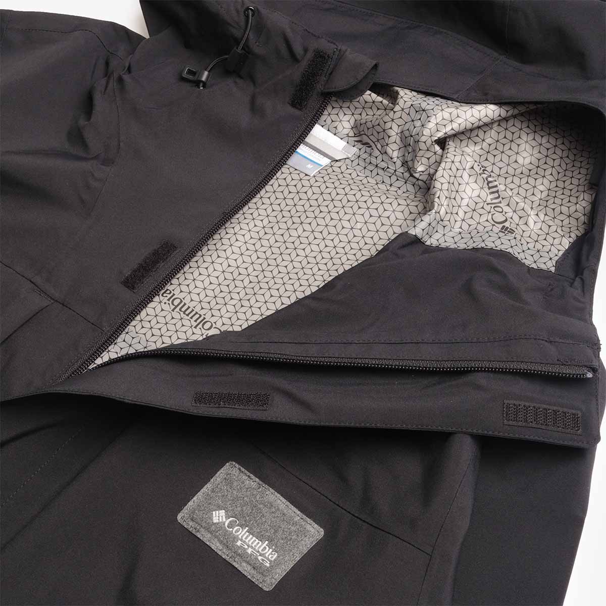 main Columbia PFG Mackenzie River Jacket, Black, Detail Shot 4