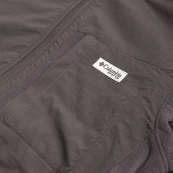 thumbnail Columbia PFG Uncharted Full Zip Fleece Jacket, Shark, Detail Shot 3