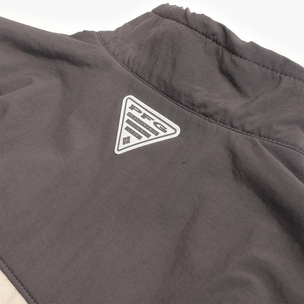 Columbia PFG Uncharted Full Zip Fleece Jacket, Shark Ancient Fossil, Detail Shot 5