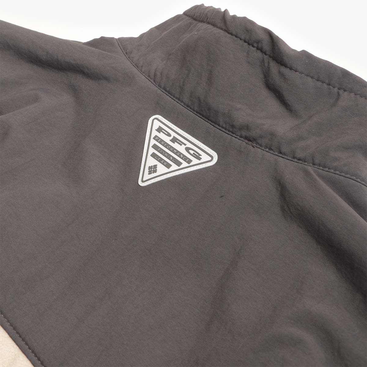 main Columbia PFG Uncharted Full Zip Fleece Jacket, Shark Ancient Fossil, Detail Shot 5