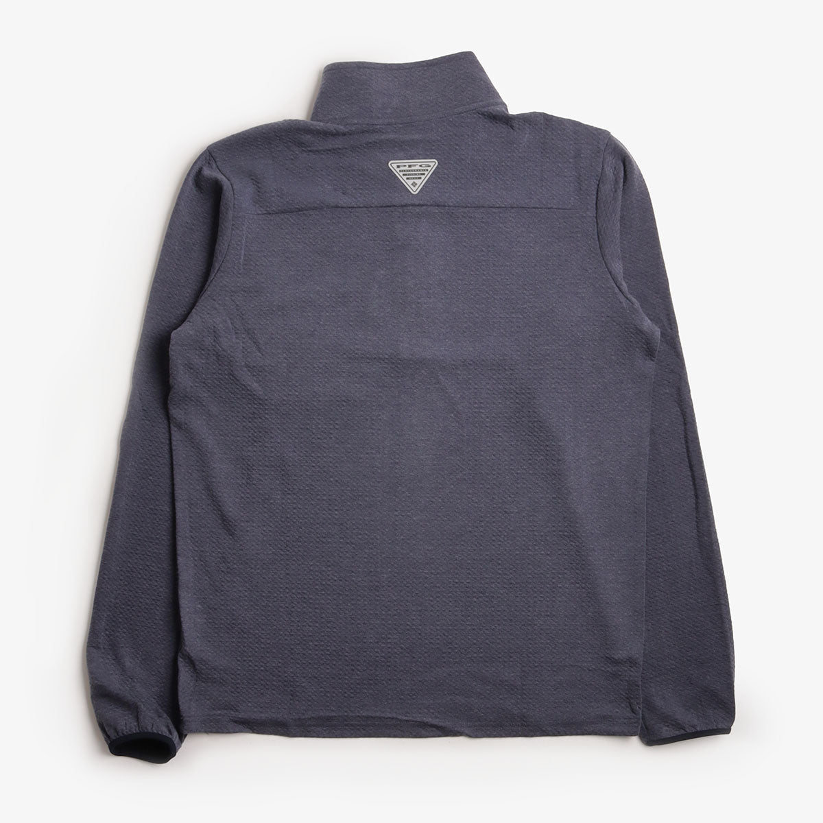 main Columbia PFG Uncharted Half Snap Long Sleeve T-Shirt, Nocturnal, Detail Shot 2