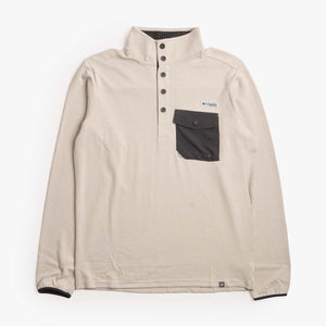 T-shirt à manches longues Columbia PFG Uncharted Half Snap - Dark Stone