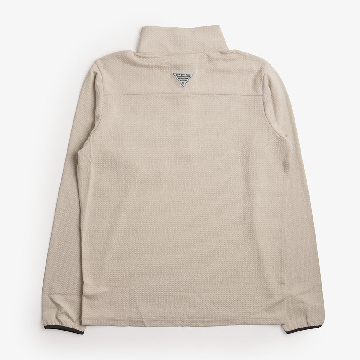 Columbia PFG Uncharted Half Snap Long Sleeve T-Shirt, Dark Stone, Detail Shot 5