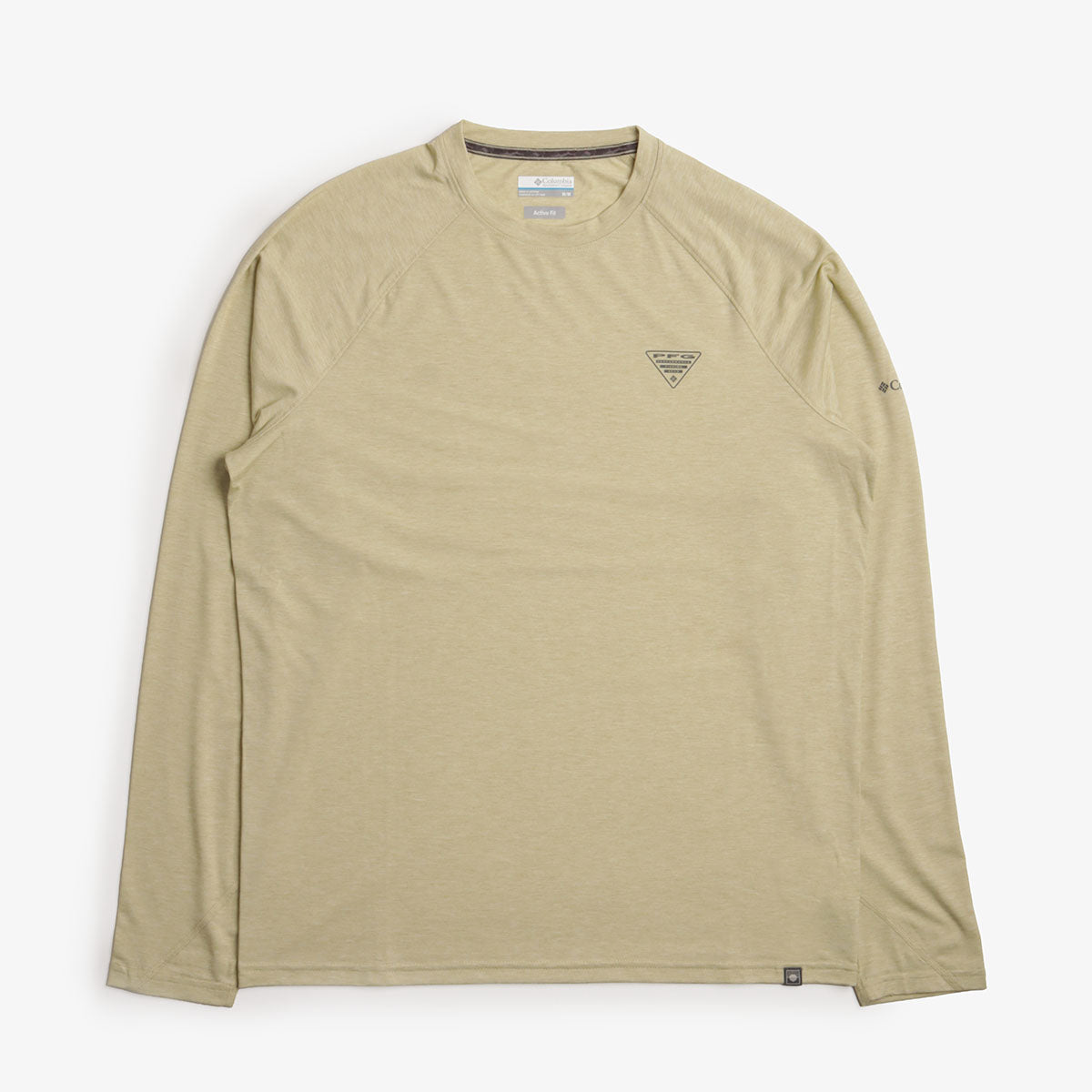 main Columbia PFG Uncharted II Long Sleeve Technical T-Shirt, Serpentine, Detail Shot 1