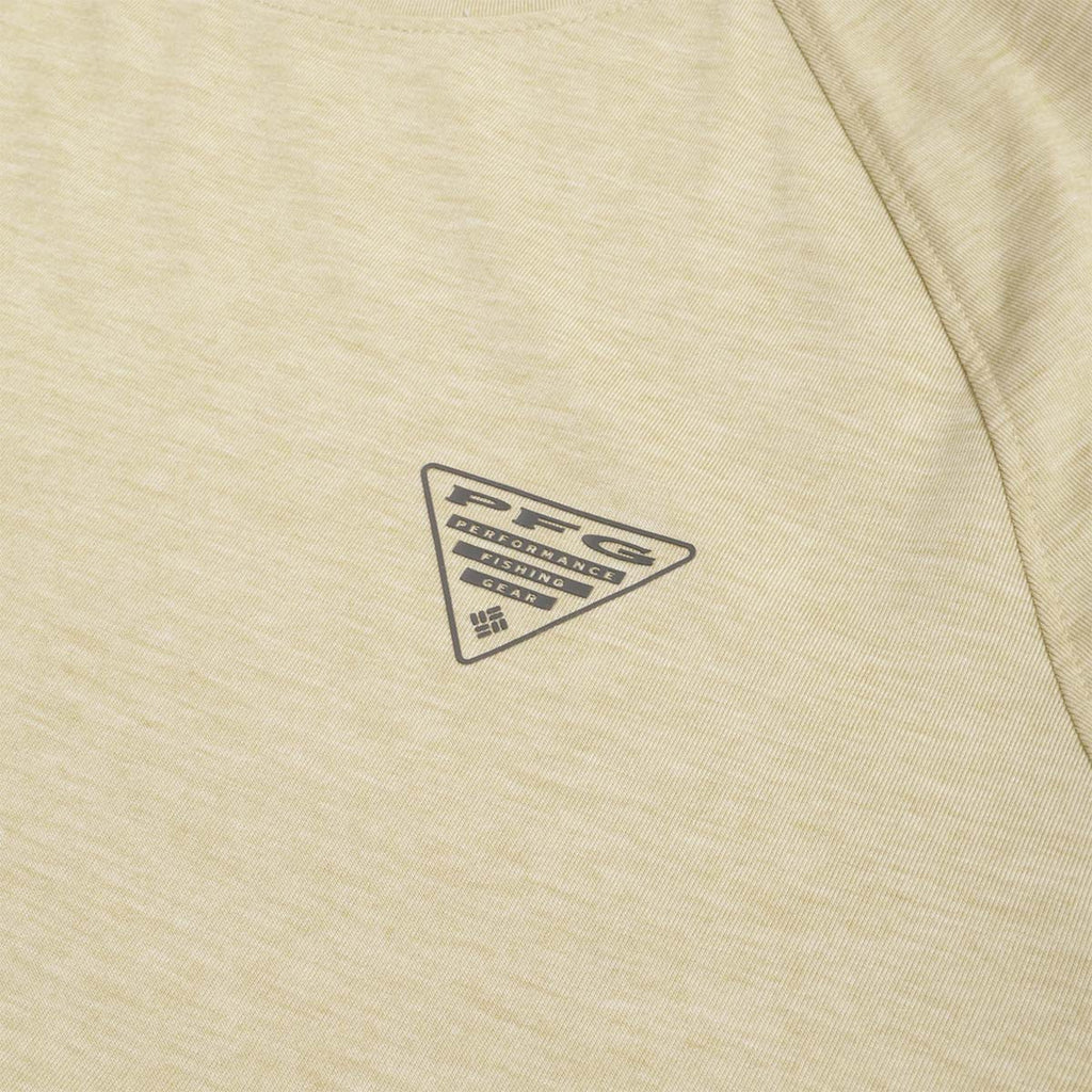 Columbia PFG Uncharted II Long Sleeve Technical T-Shirt, Serpentine, Detail Shot 2