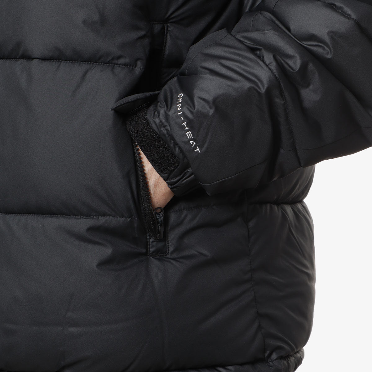 Columbia Pike Lake II Hooded Jacket, Black, Detail Shot 3