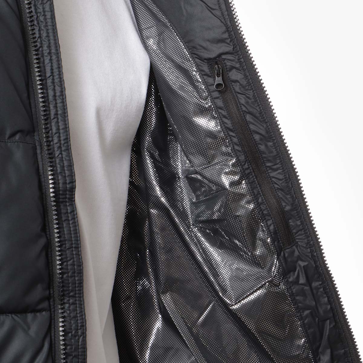 Columbia Pike Lake II Hooded Jacket, Black, Detail Shot 5
