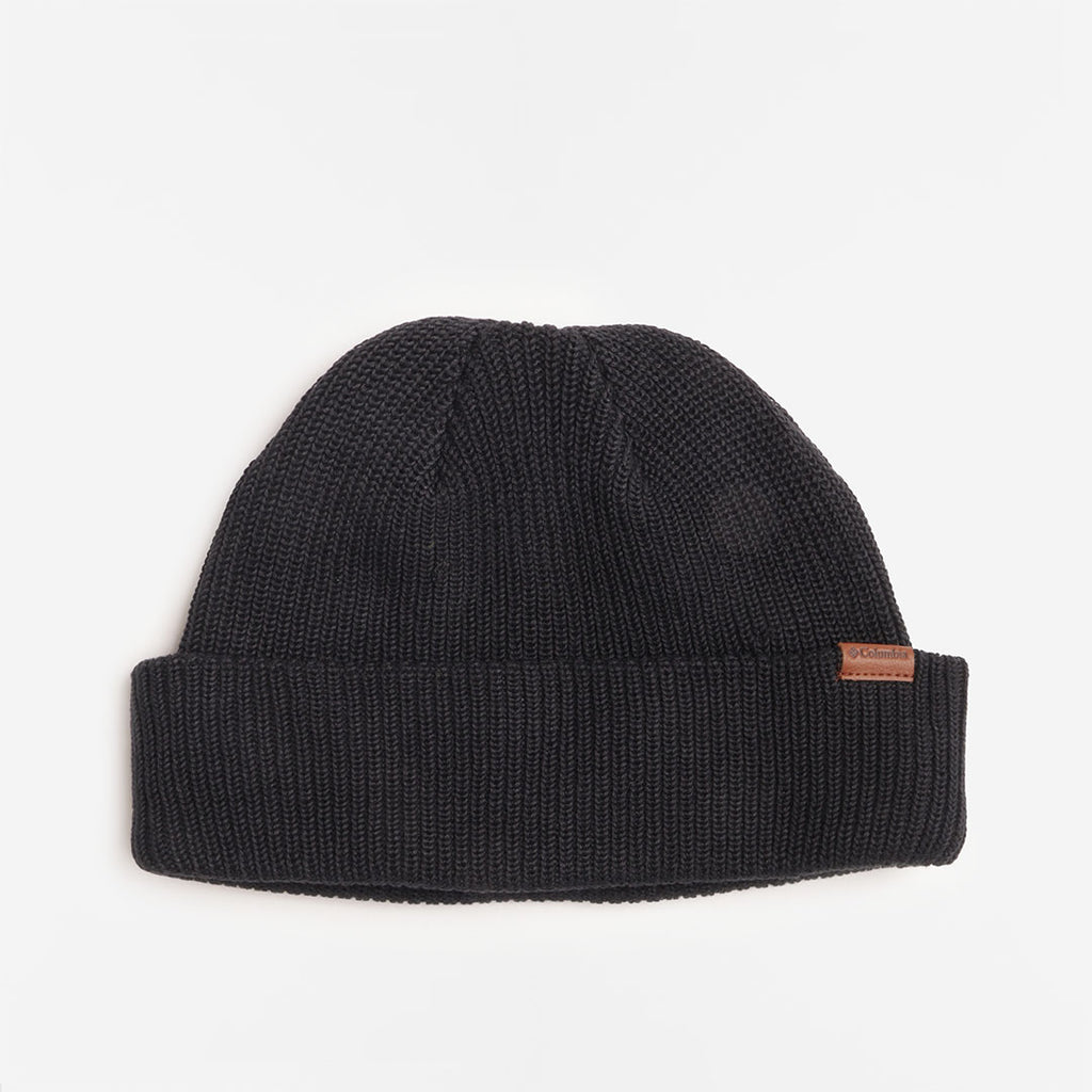 Columbia Portside Fisherman Beanie, Black, Detail Shot 1