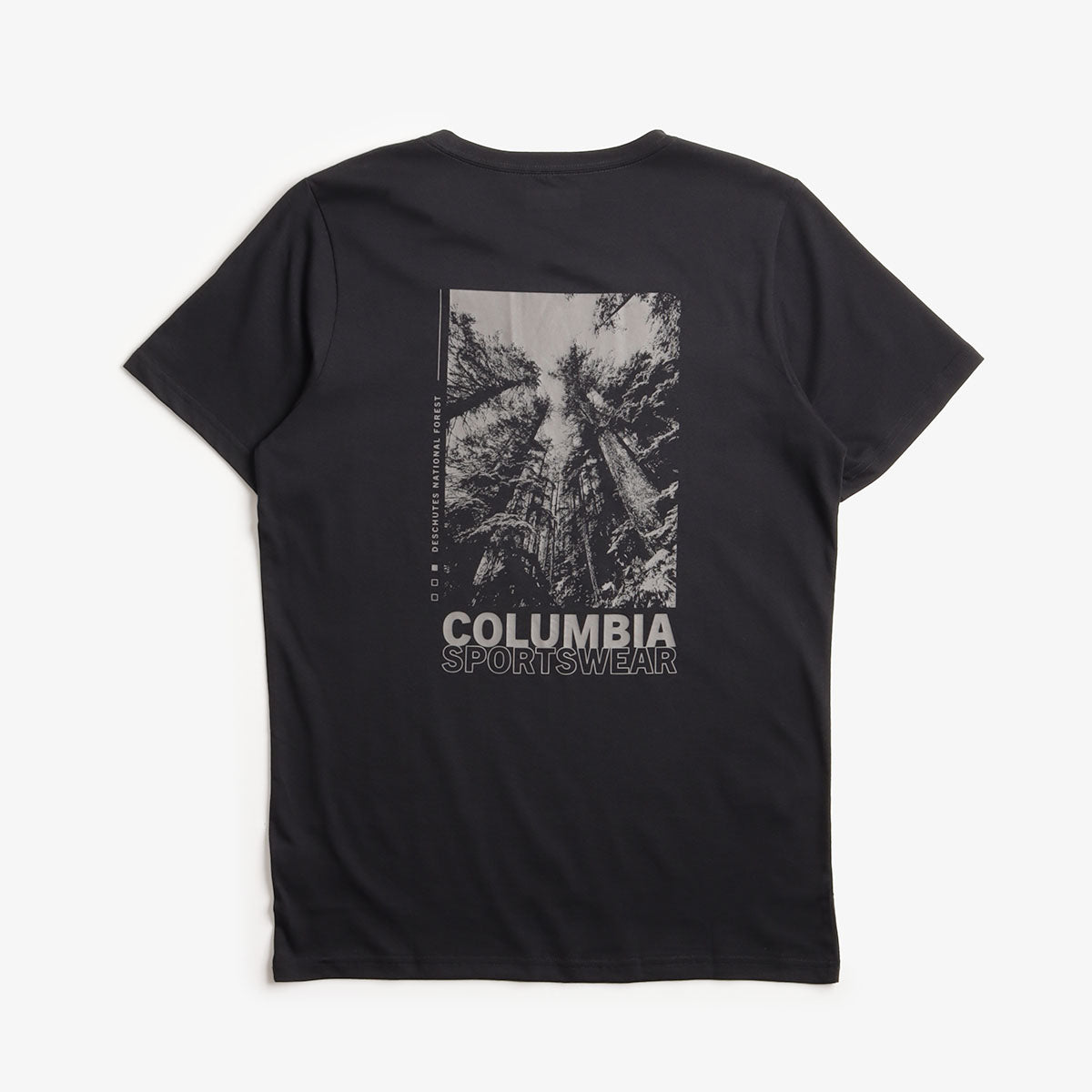 main Columbia Rapid Ridge Back Graphic II T-Shirt, Black Amazing Heights, Detail Shot 1