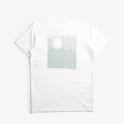 thumbnail Columbia Rapid Ridge Back Graphic II T-Shirt, White Framed Landscape, Detail Shot 1