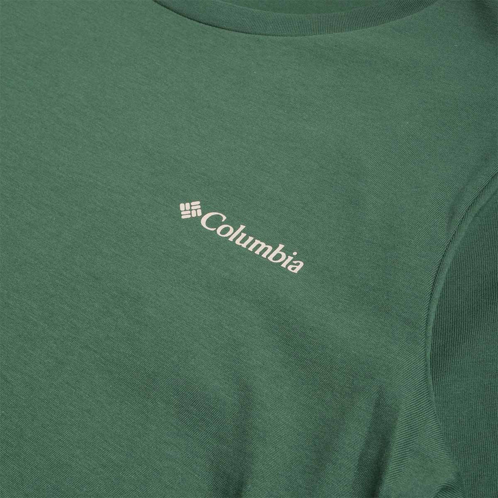 Columbia Rapid Ridge Back Graphic II T-Shirt, Rain Forest Amazing Heights, Detail Shot 3