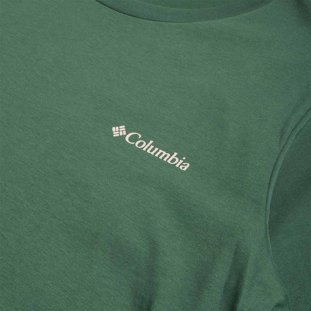 Columbia Rapid Ridge Back Graphic II T-Shirt, Rain Forest Amazing Heights, Detail Shot 3