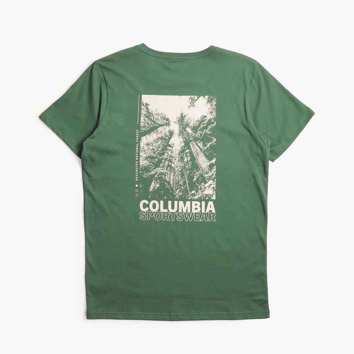 main Columbia Rapid Ridge Back Graphic II T-Shirt, Rain Forest Amazing Heights, Detail Shot 1