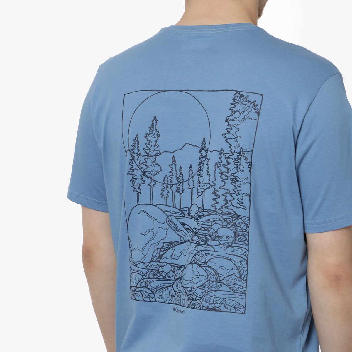 Columbia Rockaway River Back Graphic T-Shirt, Skyler Rocky Road, Detail Shot 4
