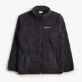 Columbia Rugged Ridge High Pile Full Zip Jacket, Black, Detail Shot 1