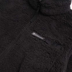 thumbnail Columbia Rugged Ridge High Pile Full Zip Jacket, Black, Detail Shot 2