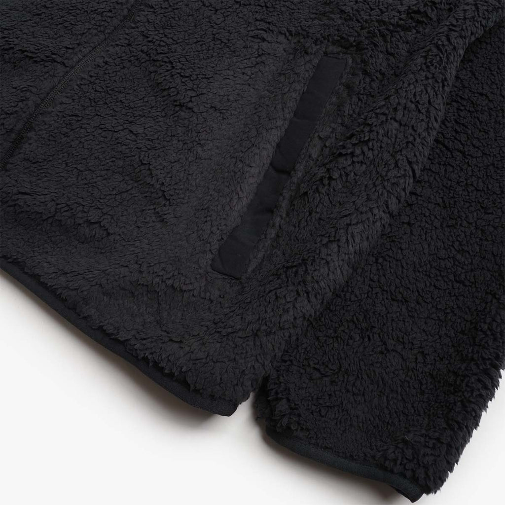 Columbia Rugged Ridge High Pile Full Zip Jacket, Black, Detail Shot 3