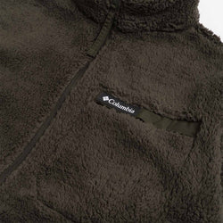 thumbnail Columbia Rugged Ridge High Pile Full Zip Jacket, Greenscape, Detail Shot 5