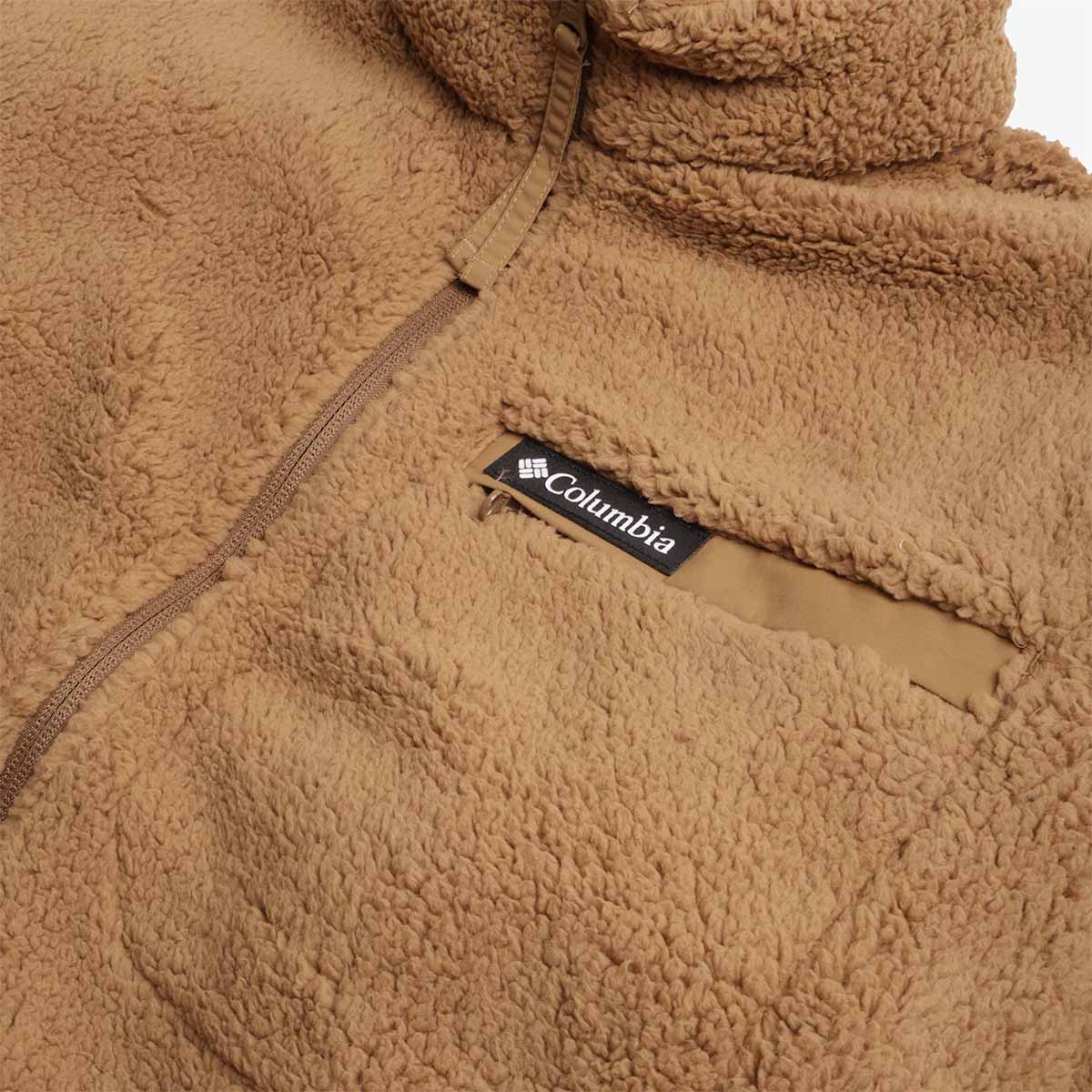 Columbia Rugged Ridge High Pile Full Zip Jacket, Delta, Detail Shot 2