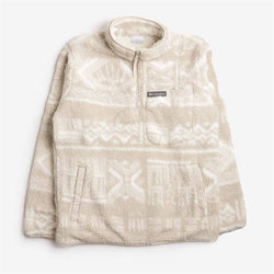 thumbnail Columbia Rugged Ridge High Pile Half Zip Jacket, Dark Stone Deschutes Days, Detail Shot 1