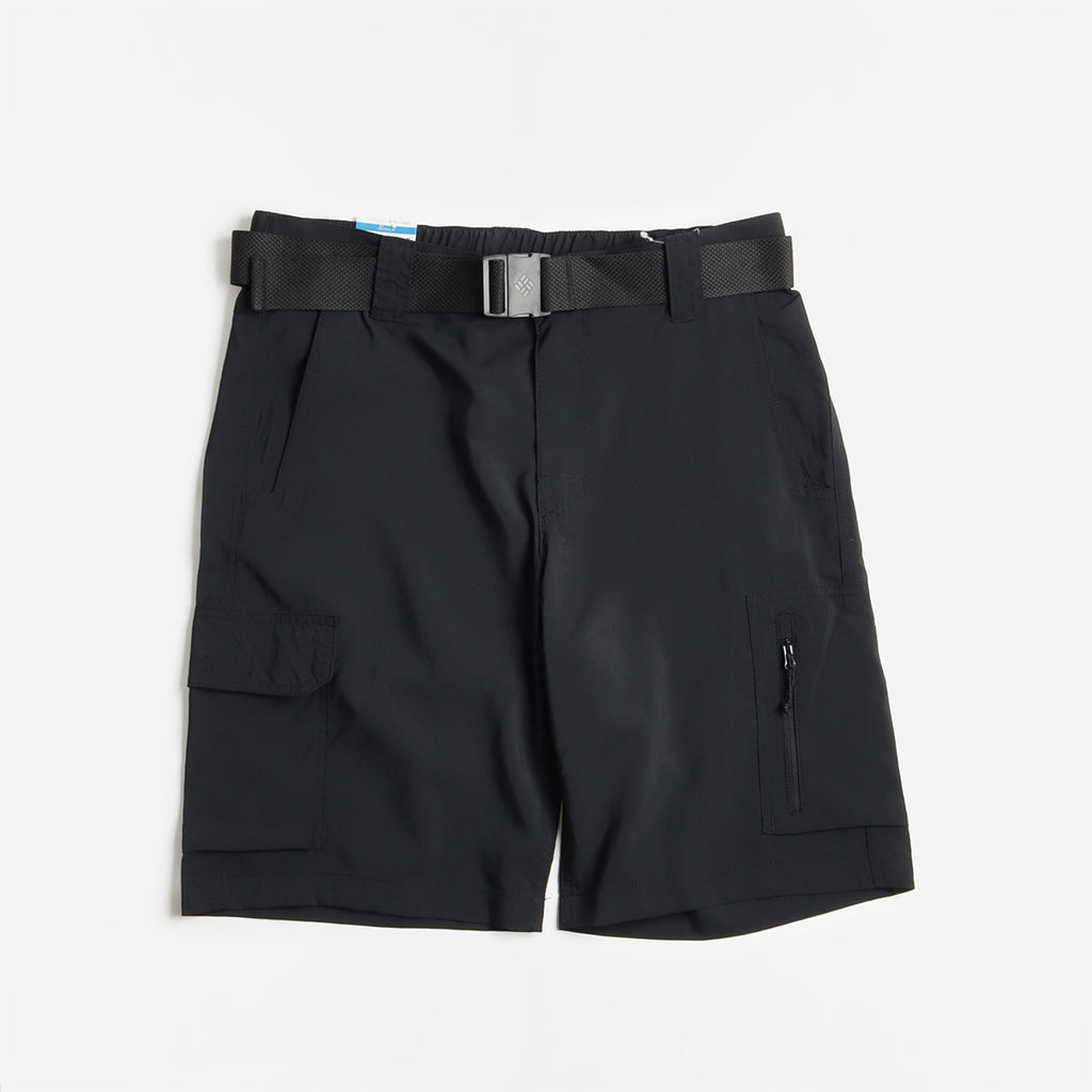 Columbia Silver Ridge Utility Cargo Walking Shorts, Black, Detail Shot 1