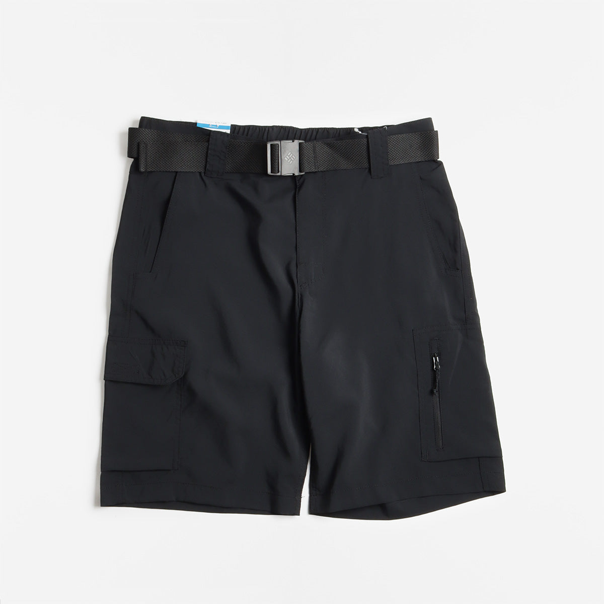 Columbia Silver Ridge Utility Cargo Walking Shorts, Black, Detail Shot 1