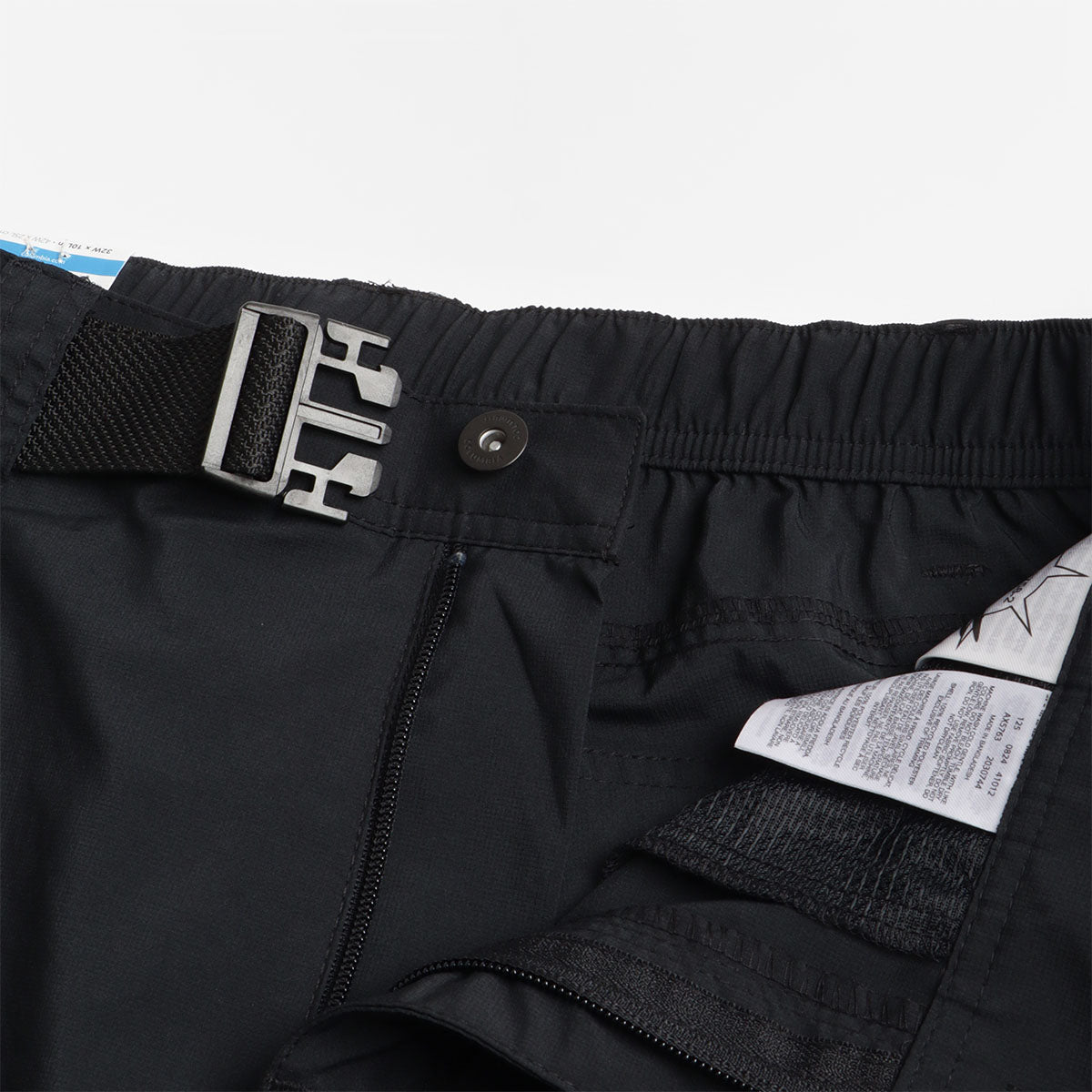 Columbia Silver Ridge Utility Cargo Walking Shorts, Black, Detail Shot 3