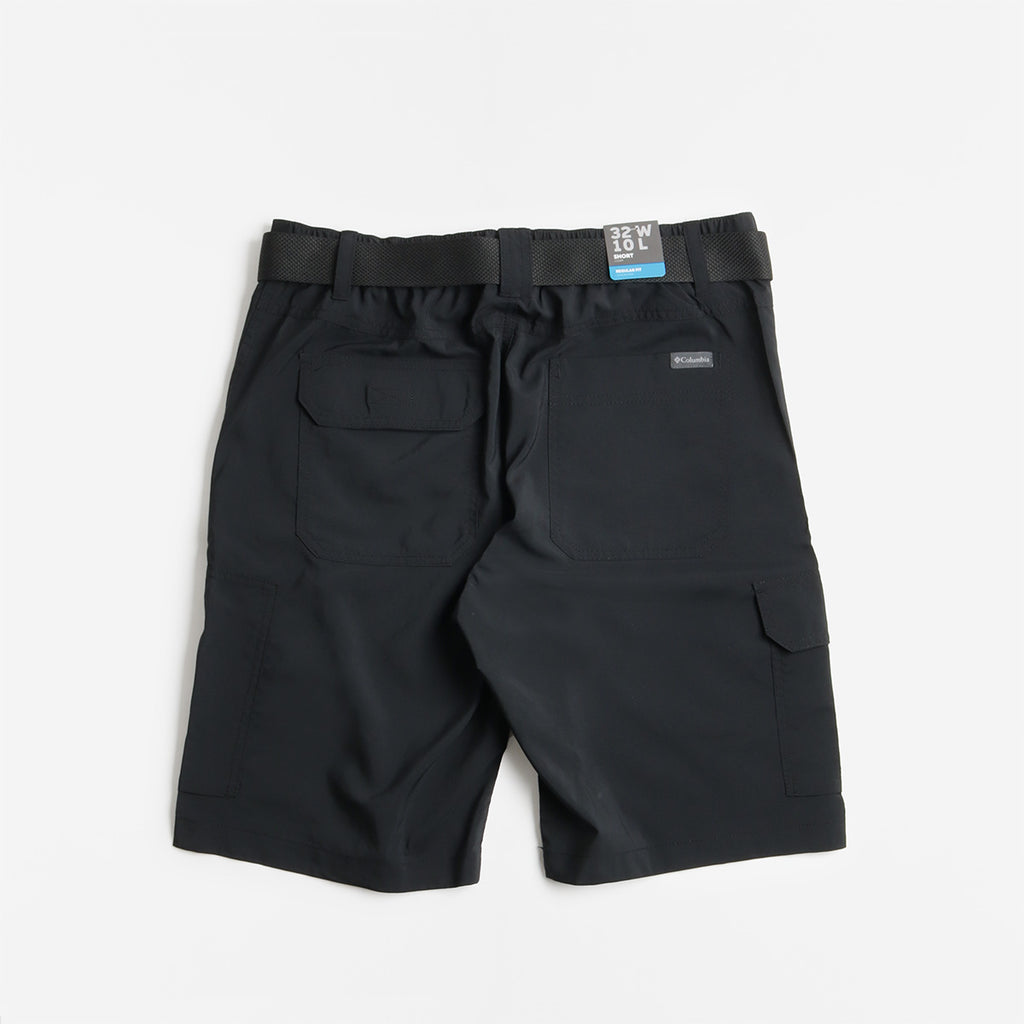 Columbia Silver Ridge Utility Cargo Walking Shorts, Black, Detail Shot 4