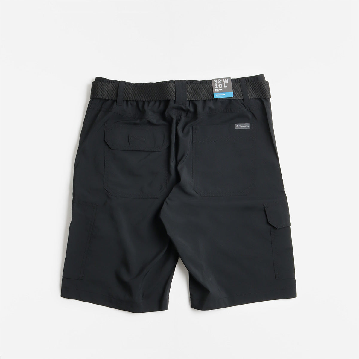 Columbia Silver Ridge Utility Cargo Walking Shorts, Black, Detail Shot 4