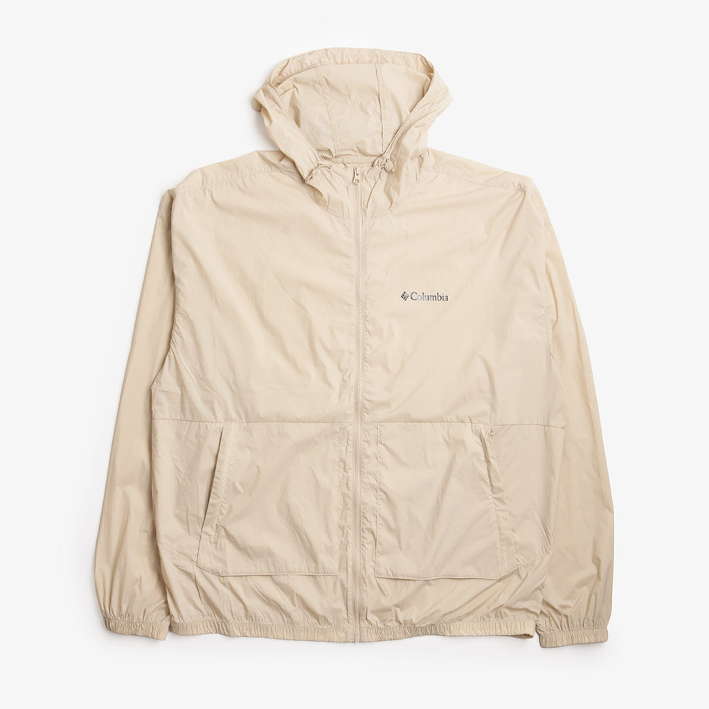 Columbia Street Heights Windbreaker Jacket, Ancient Fossil, Detail Shot 1