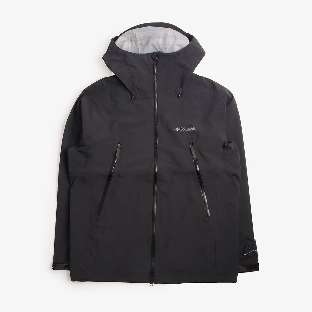 Columbia Striker 3L Jacket in Black, front view